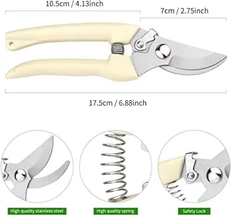 Stainless Steel Pruning and Cutting Multifunctional Horticultural Scissors Orchard Flower Branch Picking Tree Pruning