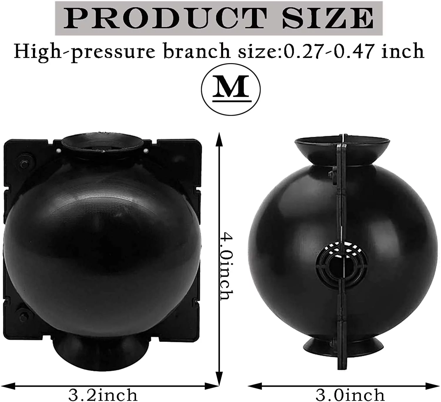Plant Root Growing Box, Assisted Cutting Rooting Box Propagation Rooting Ball Reusable Plant Grafting Plastic Device - 6 Pcs (M)