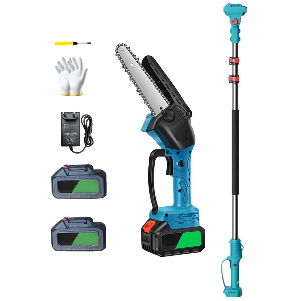 Flroha Tree Branches Electric Saw | Extendable Trimming Saw for Tree High Branches | Battery Charger Included Branch Saw with Extension Pole for Garden, Landscaping