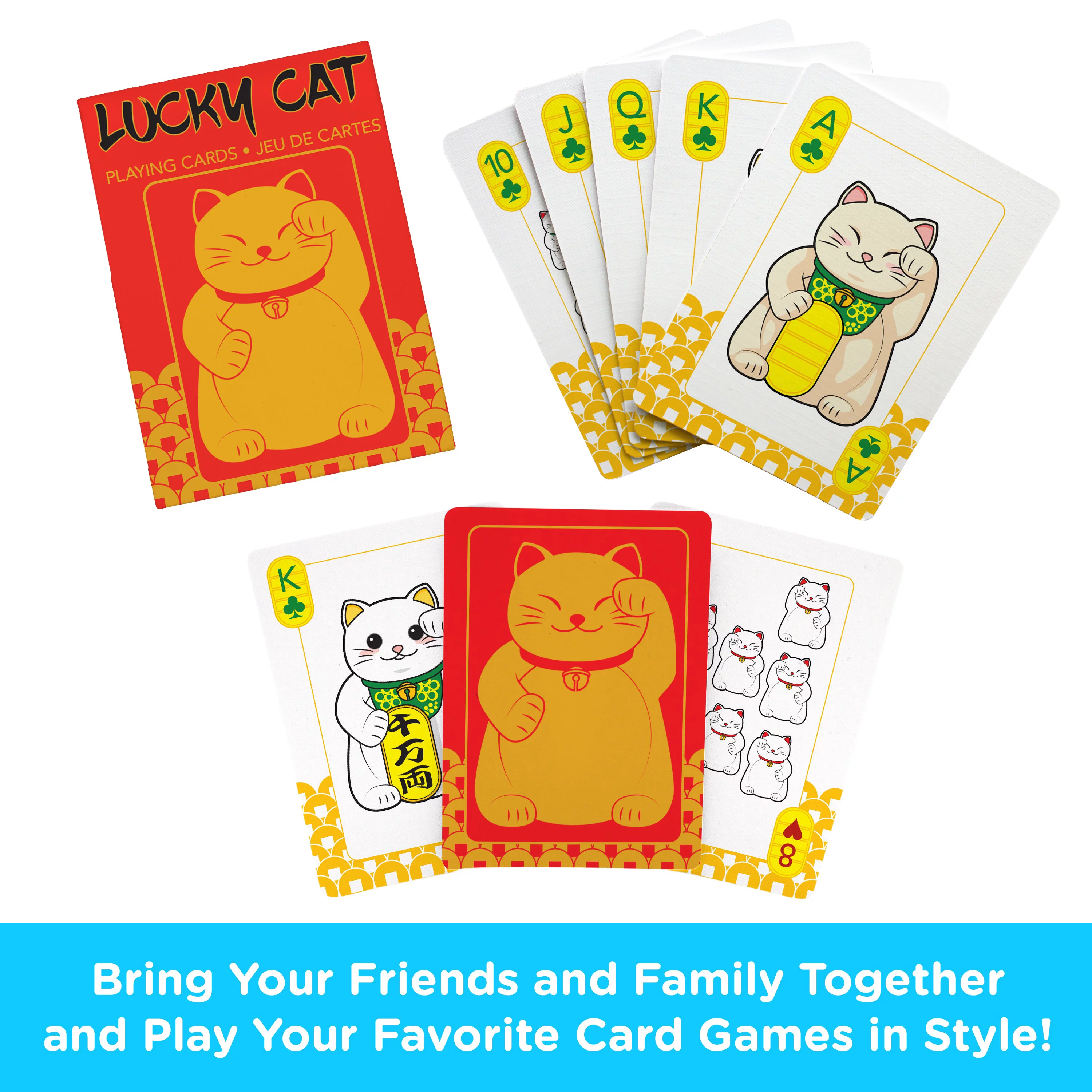 Lucky Cat Playing Cards by alliance Entertainment