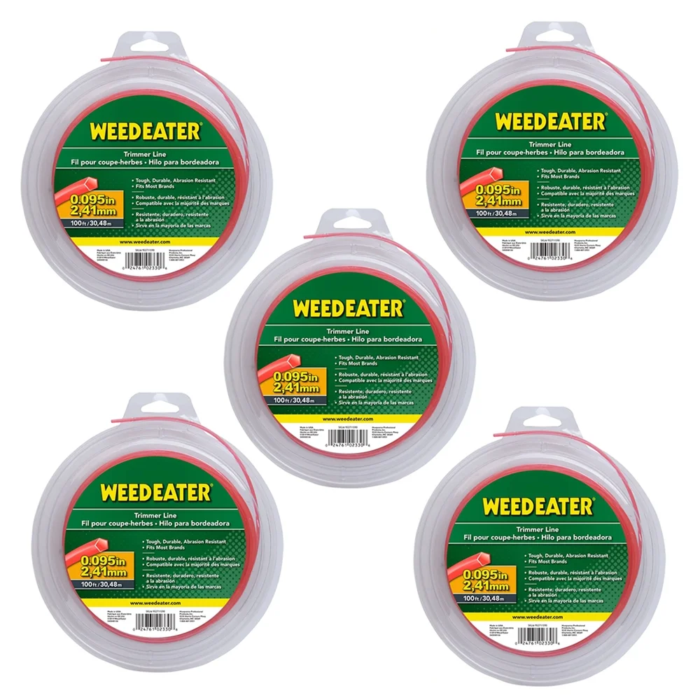 Weed Eater 5 Pack of Genuine OEM Replacement Trimmer Line # 588938001-5PK