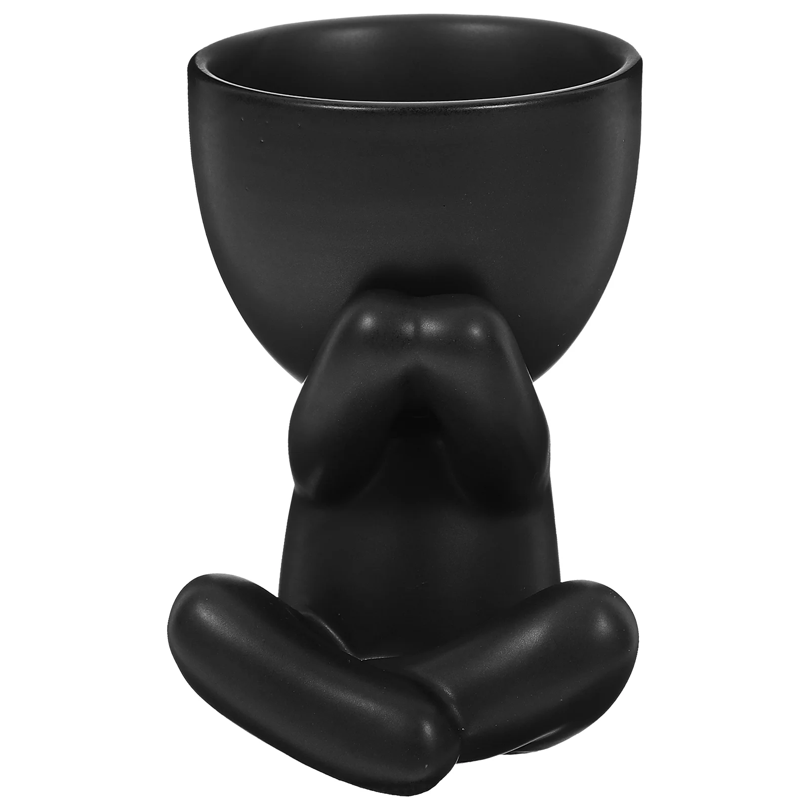 Ceramic Abstract Planter Pot Flower Pot Tabletop Plant Pot Desktop Flower Pot Decoration