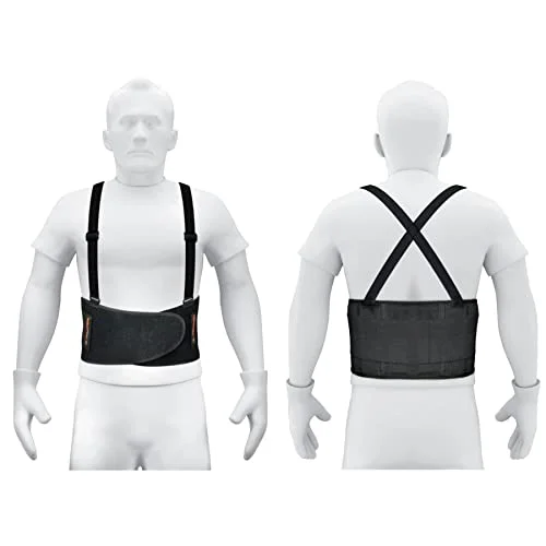 TRUPER FAJA-S S(28-32) Lumbar Back Braces w/ Shoulder Straps. SAFETY PRODUCTS. 1 Pack