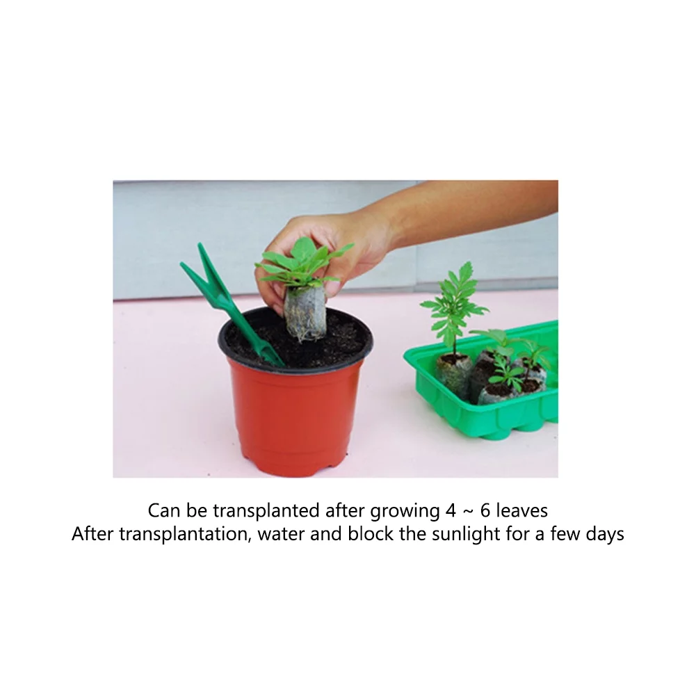 10pcs Jiffy Peat Pellets Seedling Soil Block Starting Plugs Seeds Starter