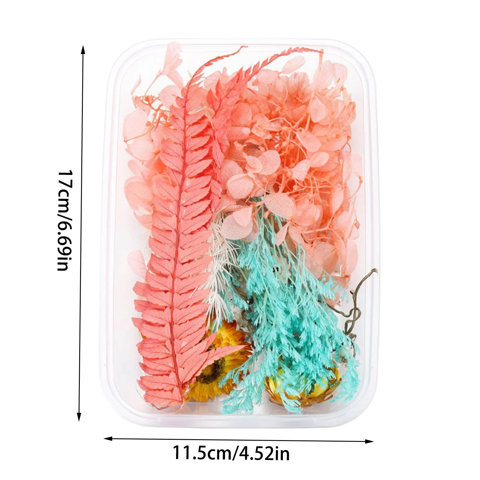 Artificial Flowers for Outdoors/Indoor 1 Box Real Dried Flower Resin FilExpoxy Flower For Epoxy Resin Jewelry Making Craft DIY Supplies Accessories (Forget Me Not)