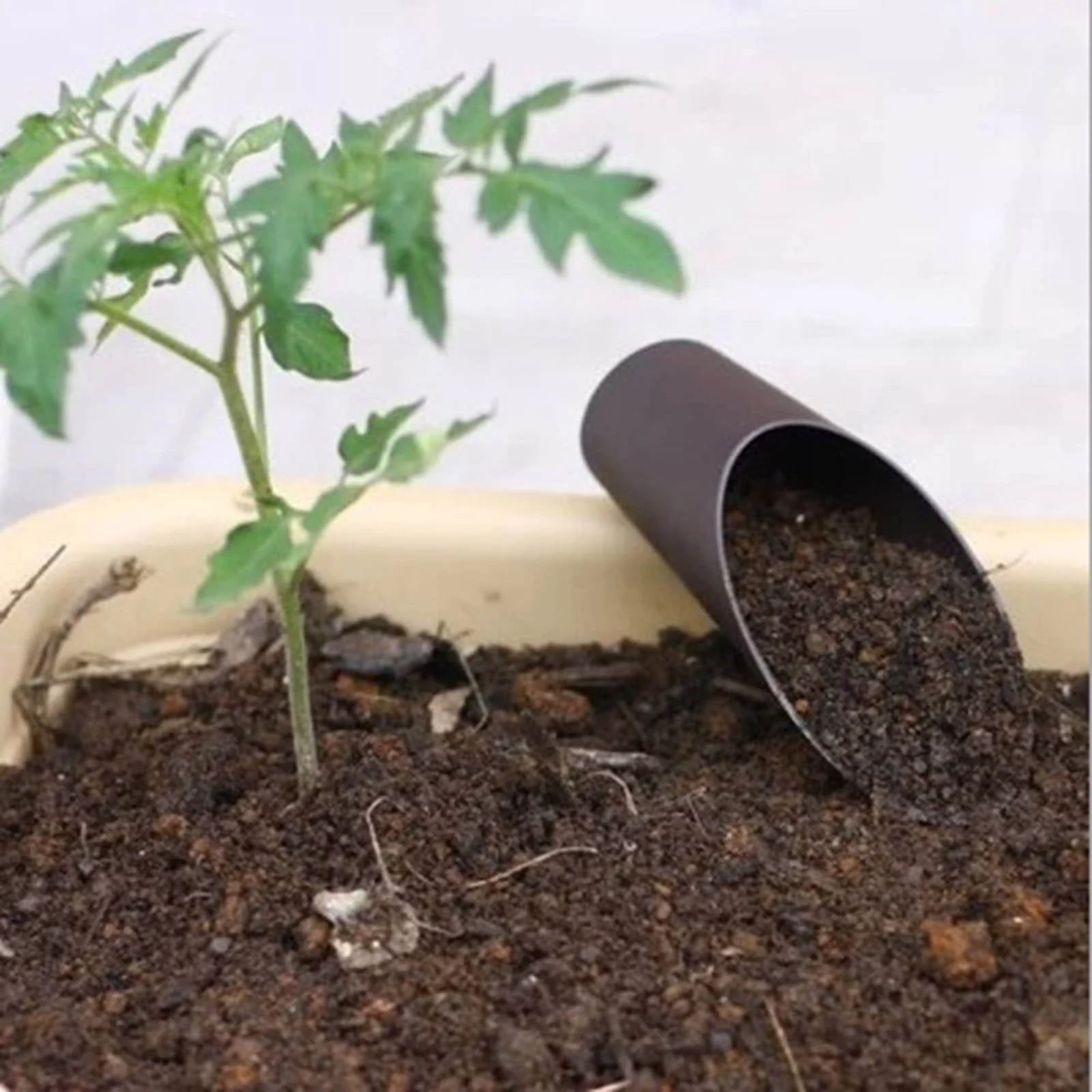 Vegetable Mix Plastic Bucket Shovel Soil Garden Potted Succulent Tool Soil Scoop Bucket Shovel Plastic Garden Tools