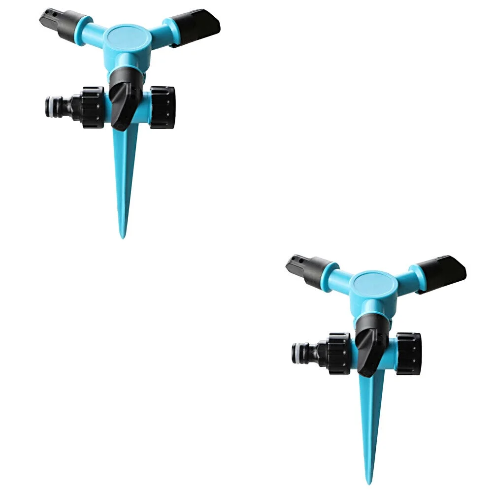 US 2-4 Pack 360° Rotation Auto Irrigation System Garden Lawn Sprinkler Watering