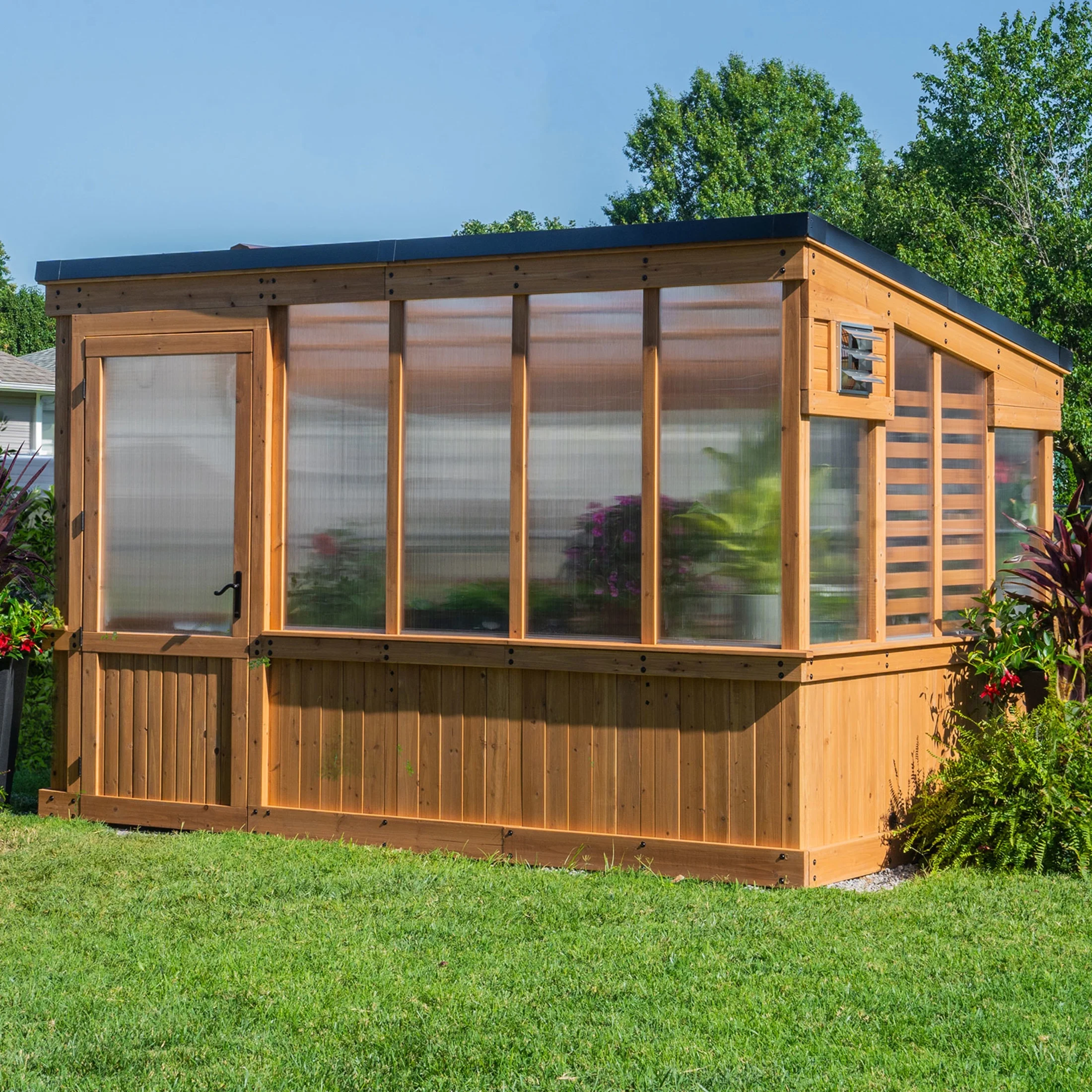 Backyard Discovery 12 x 7 Zalie Modern Greenhouse