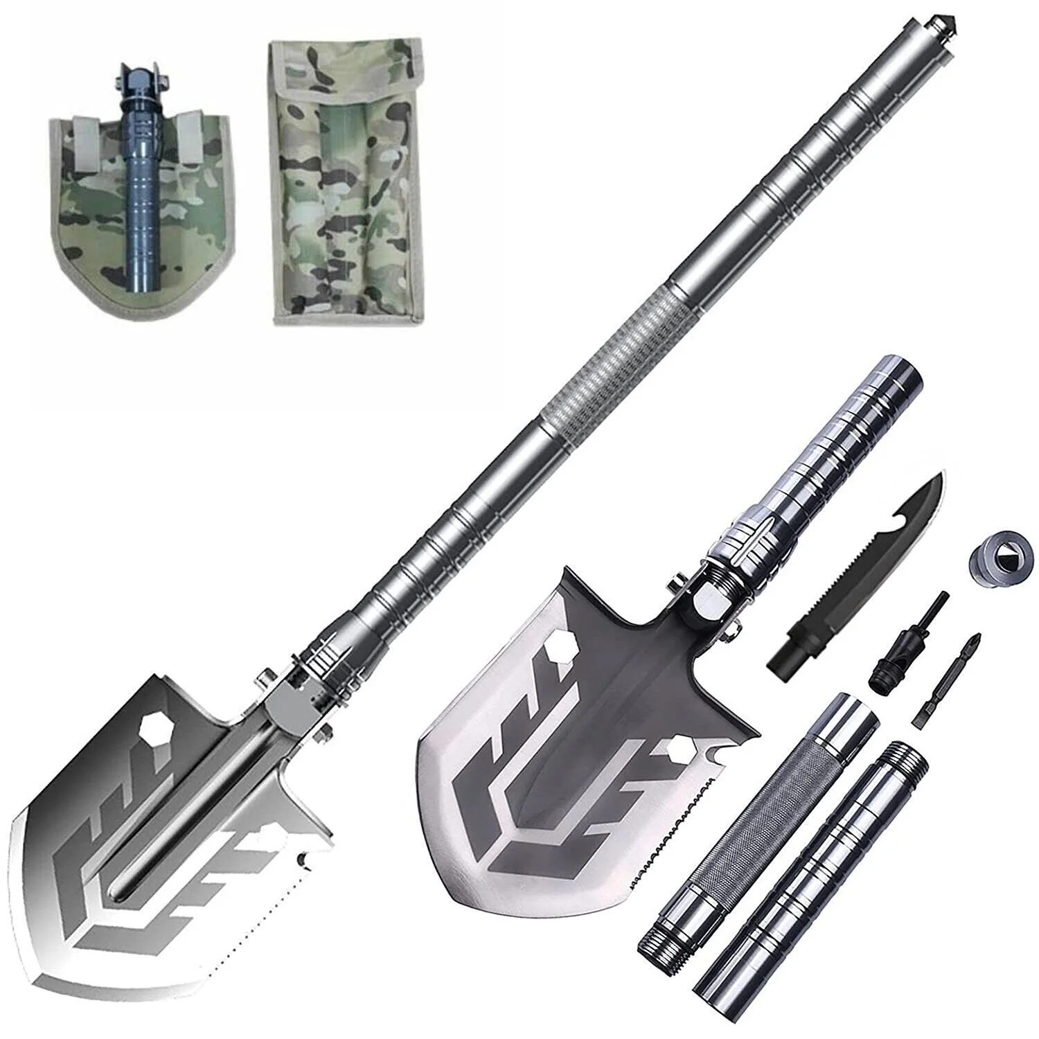 Outdoor Survival Folding Shovel Camping Gear Tactical Hunting Car Emergency Tool