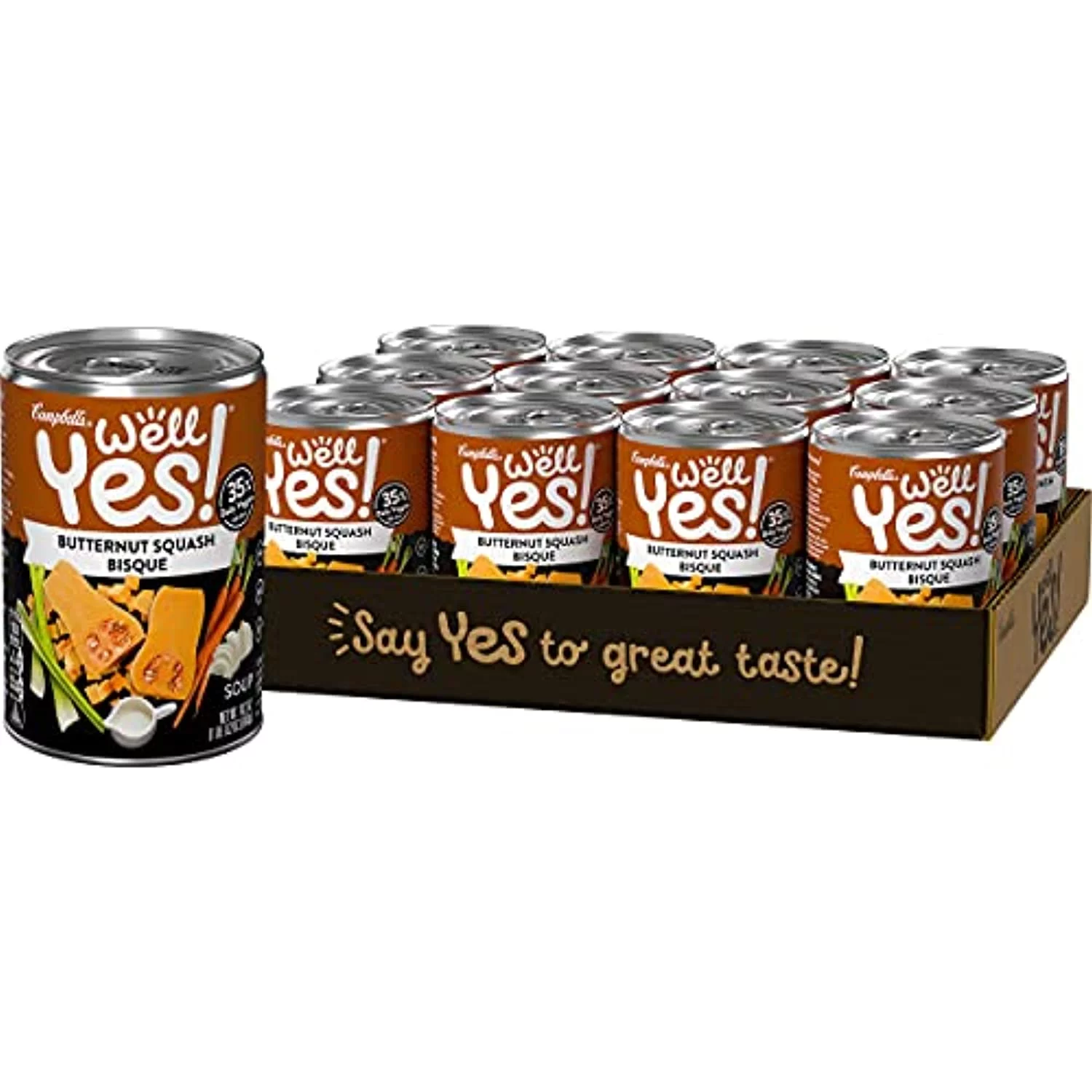 Well Yes! Butternut Squash Bisque, 16.2 Ounce Can (Pack Of 12)