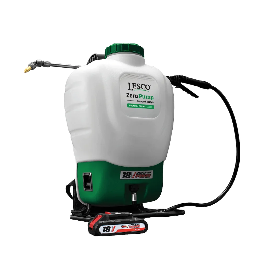 Lesco 4-Gallons Plastic 18-volt Battery Operated Backpack Sprayer