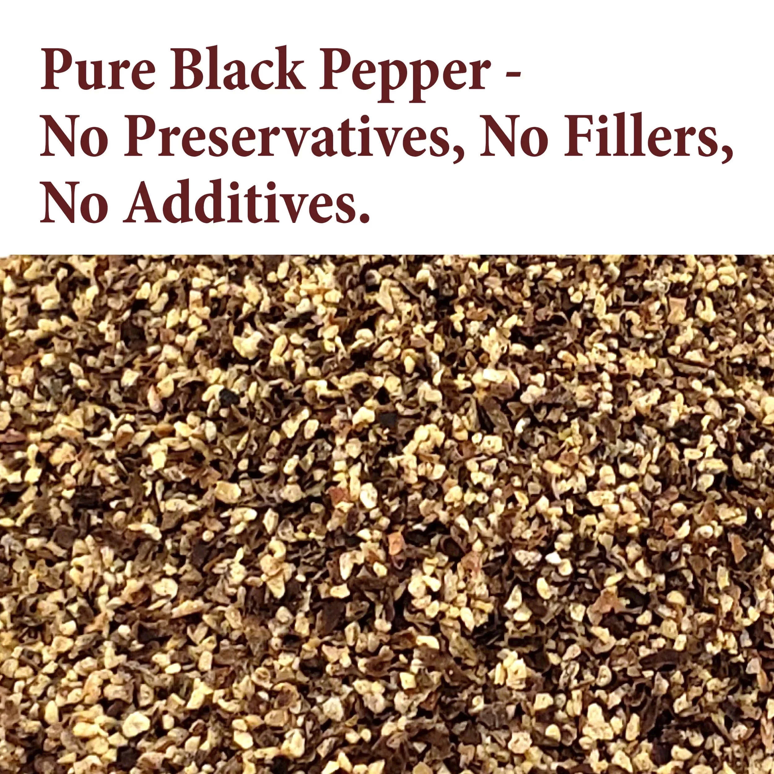 The Spice Way Ground Black Pepper - European, Middle Eastern, Asian, and American cuisine Spice Blend – All Natural - Resealable Pouch - 32 Oz.