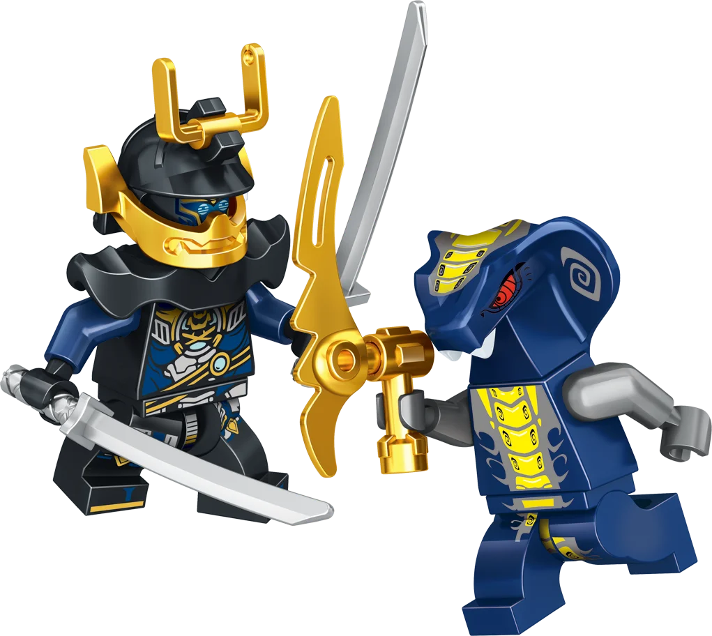 24Pcs Ninjago Minifigures Building Blocks Toys Set Serpentine Kai Jay Sensei Wu Master Custom action figures