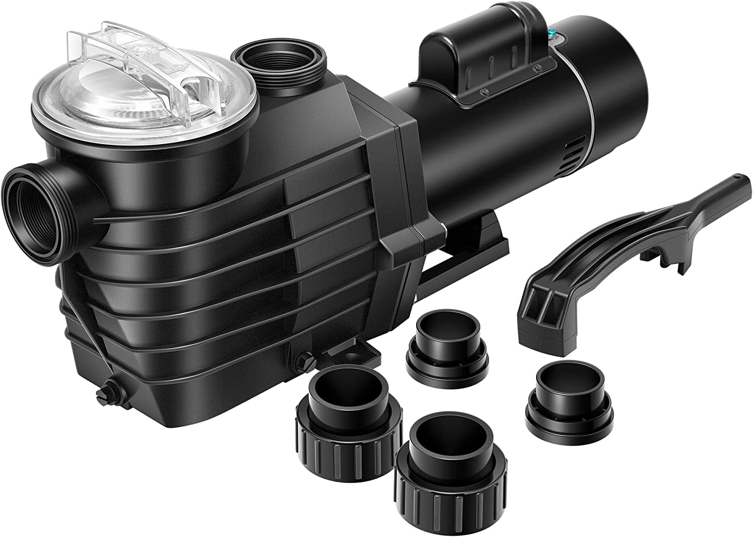 SPECSTAR 2.5 HP Powerful Self Primming Dual Voltage in/ Above Ground Swimming Pool Pumps 1.5