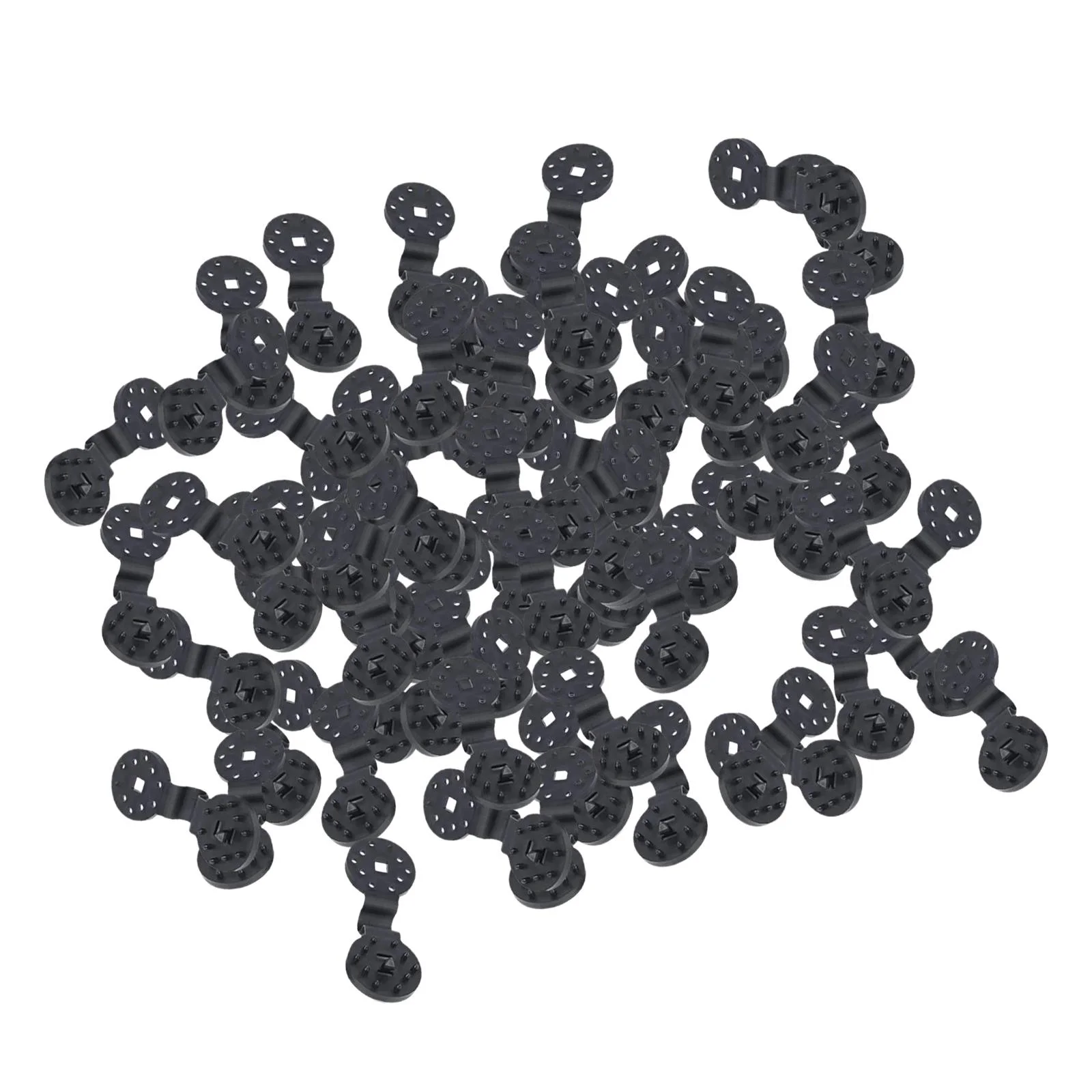 LOVIVER 100x Shade Hook Clips,Shade Fabric Clips,Lightweight Patio Shade Cloth Clips,Lock Grip for Greenhouse Car Cover Boat Cover Large