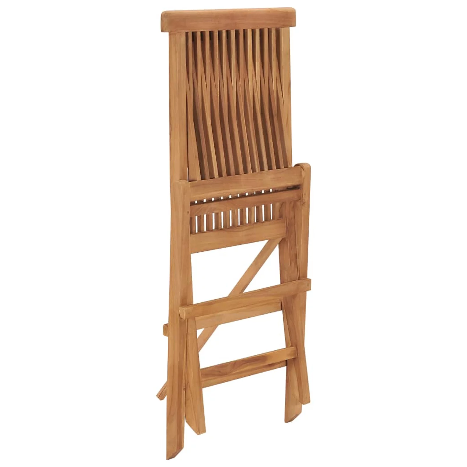 ametoys Folding Patio Chairs 2 pcs Solid Teak Wood