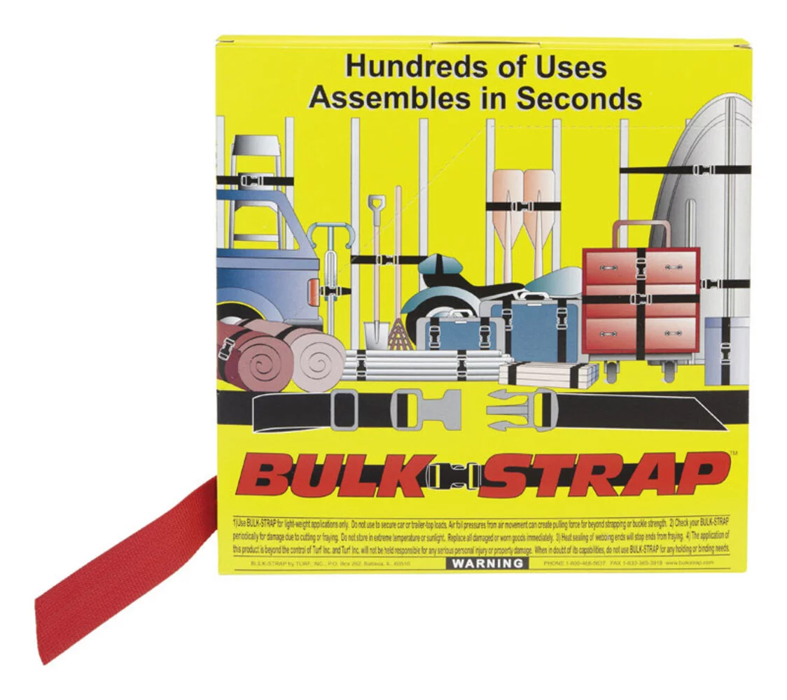 Bulk-Strap 1020R Bulk Strap Red - 1.5 in. x 300 ft.