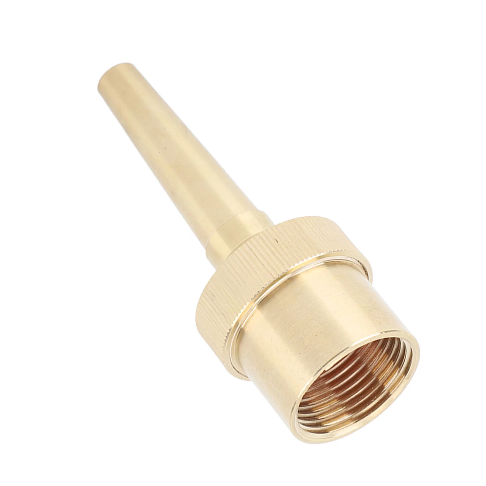 VIFERR Fountain Nozzle, Adjustable Brass Direct Nozzle Straight Shot Fountain Sprinkler with Female Screw Connection Spherical Joint for Pond Garden Fountain Lawn(G1.5”)