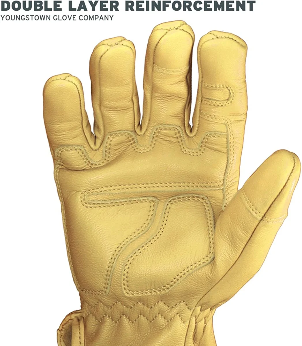 Youngstown Glove Co Arc Flash Gloves,Goat Grain Leather,L,PR 12-3265-60-L