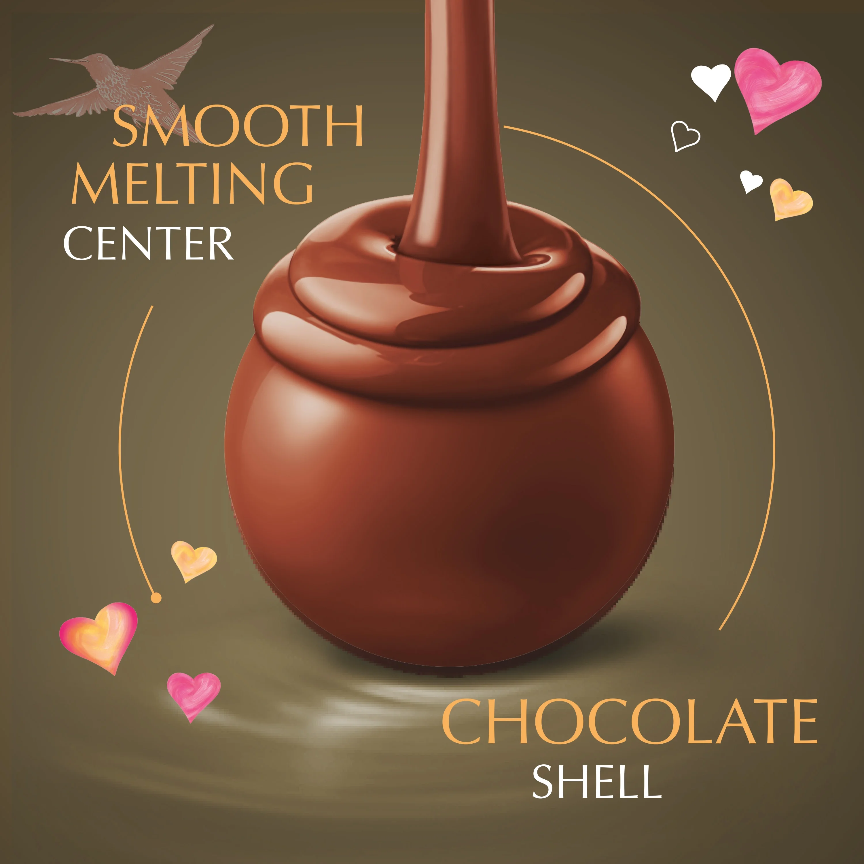 Lindt Lindor Valentine's Assorted Chocolate Candy Truffles Friend Heart, 3 oz.