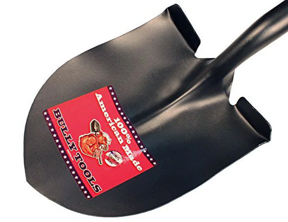 62510 14 Gauge. Round Point Shovel.  Fiberglass D'grip Handle.