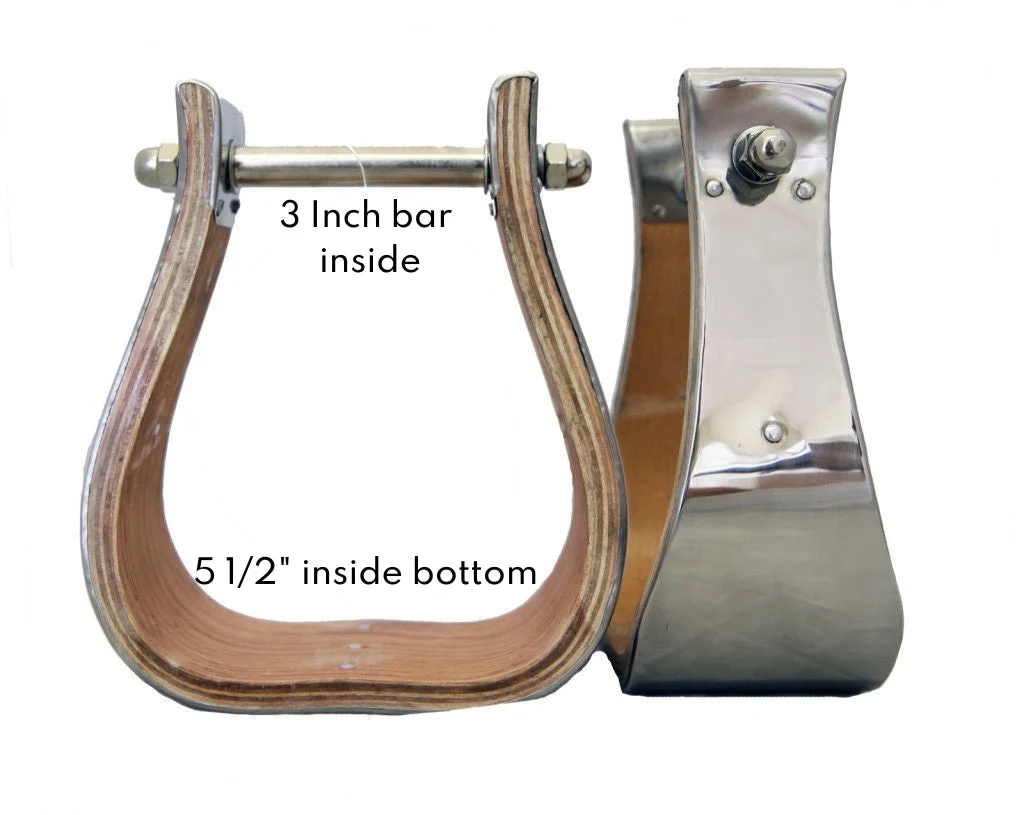 AJ Tack Monel Stirrups 3