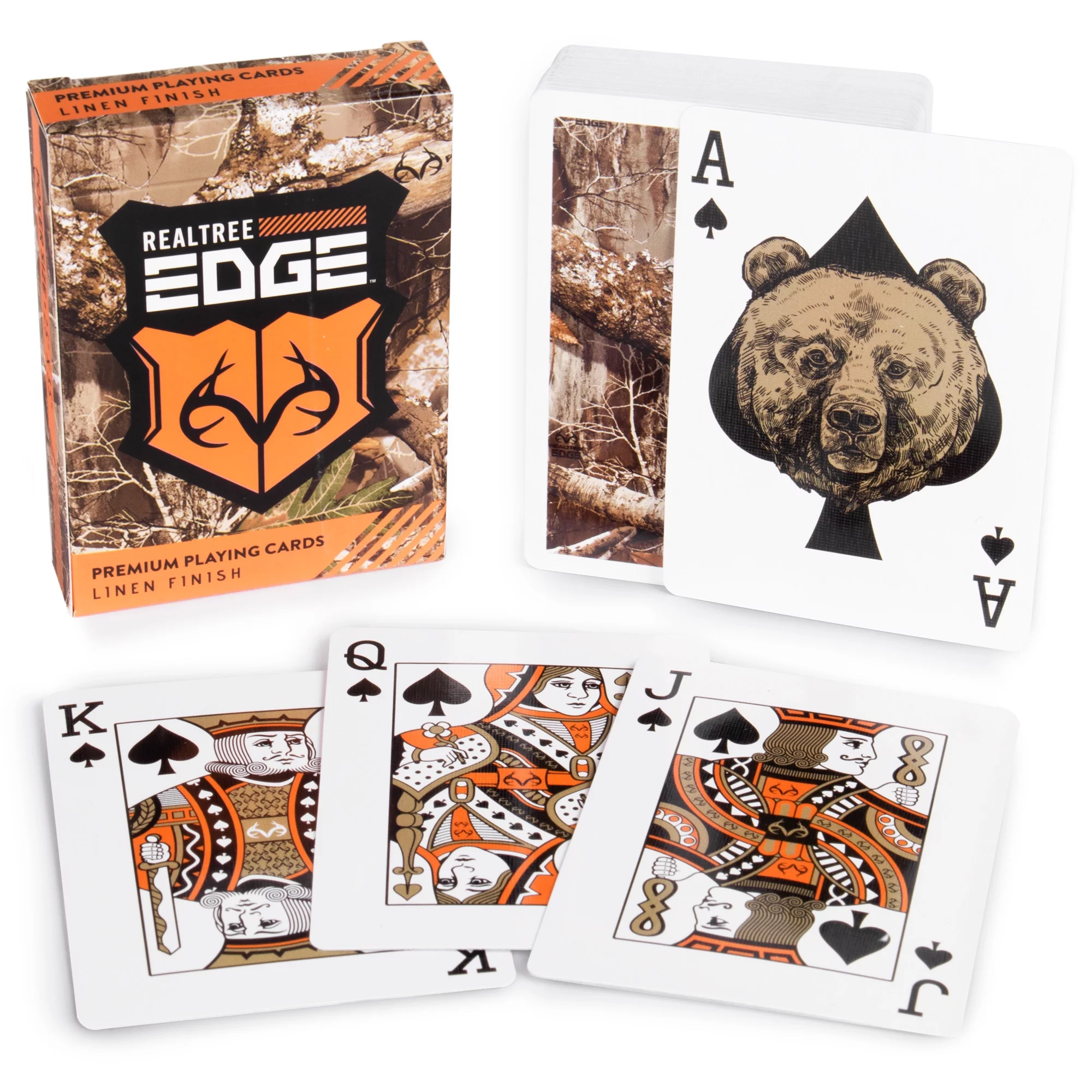 Realtree Edge Woodland Camouflage Playing Card Deck - Premium Playing Cards Bulk Set - Tabletop Games, Hobbies, and Accessories