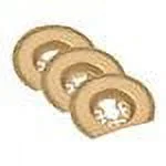 Versa Tool AB3K-D 63mm Semi-Circular Carbide RASP, 8mm Offset Mount Fits Fein Multimaster, Dremel, Bosch, Craftsman, Ridgid Oscillating Tools - 3 Blade Pack