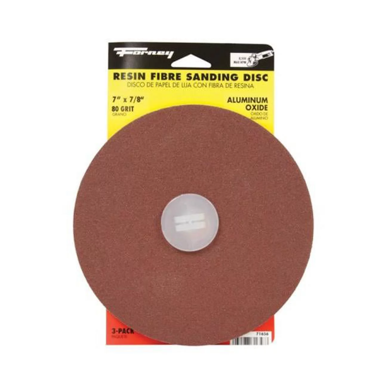 Forney Industries 71656 Resin Fibre Sanding Disc