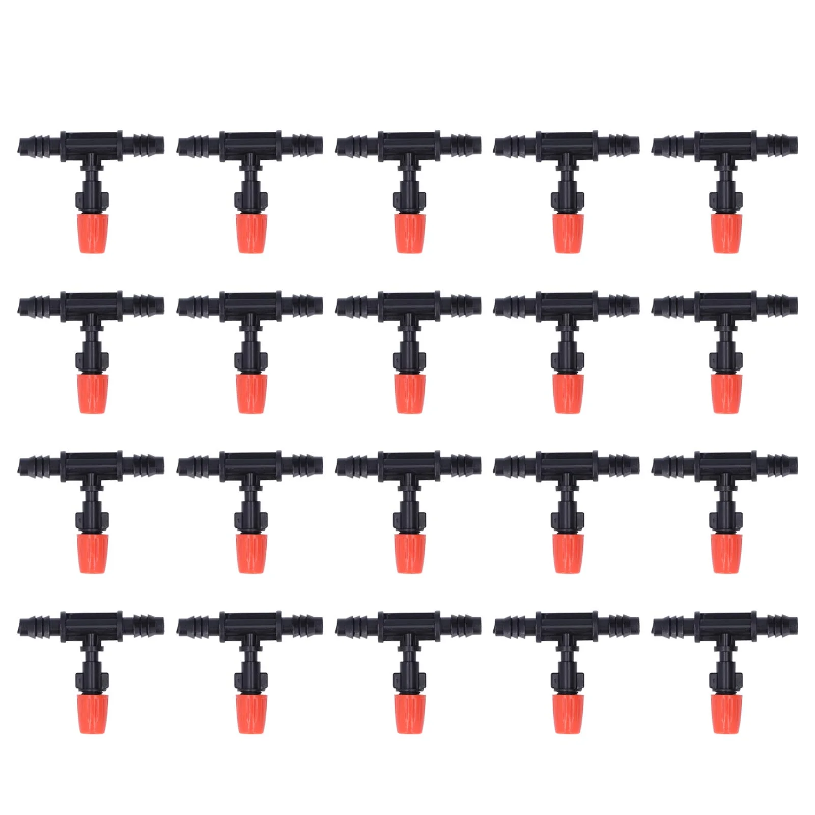 Delaman 20pcs Drip Irrigation Nozzles, Drip Irrigation Nozzles Drip Irrigation Heads for Garden Irrigation Agricultural Irrigation