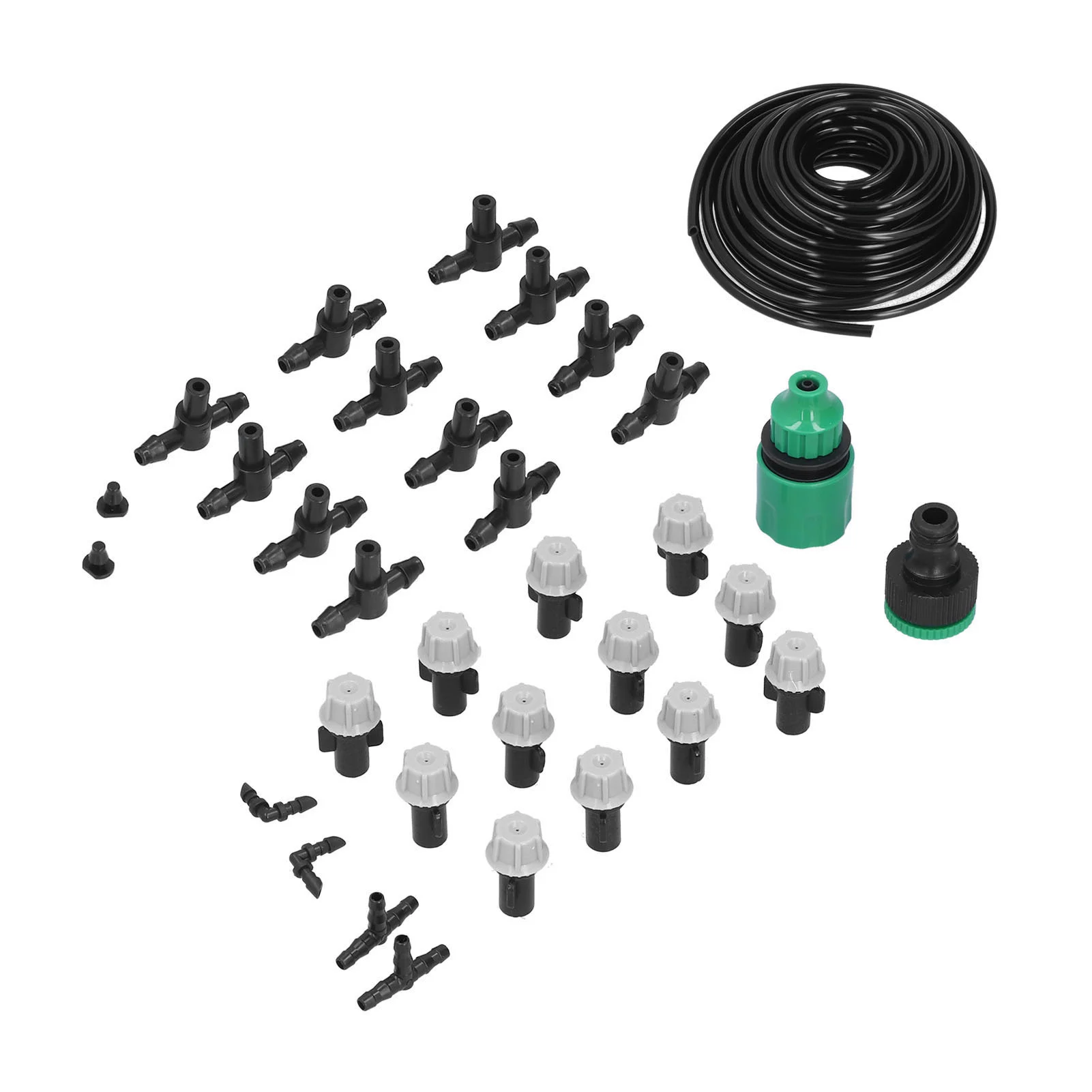 Irrigation System Irrigation Kit 10m Hose Watering Sprinkler Punch Free Automatic Atomizing Nozzle Garden Irrigation Set