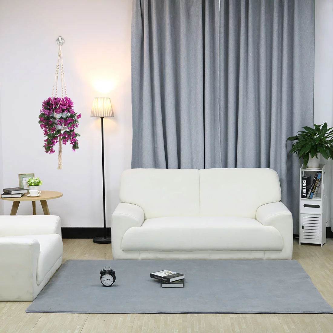 Macrame Knotted Flower Pot Plant Hanger Handmade Braided Rope 39.4 Inch Length