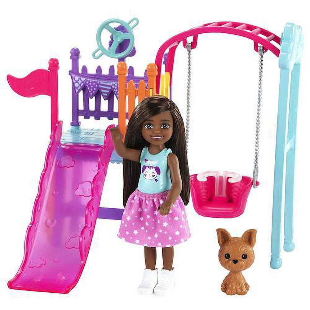 Chelsea with Playground Set Barbie 6