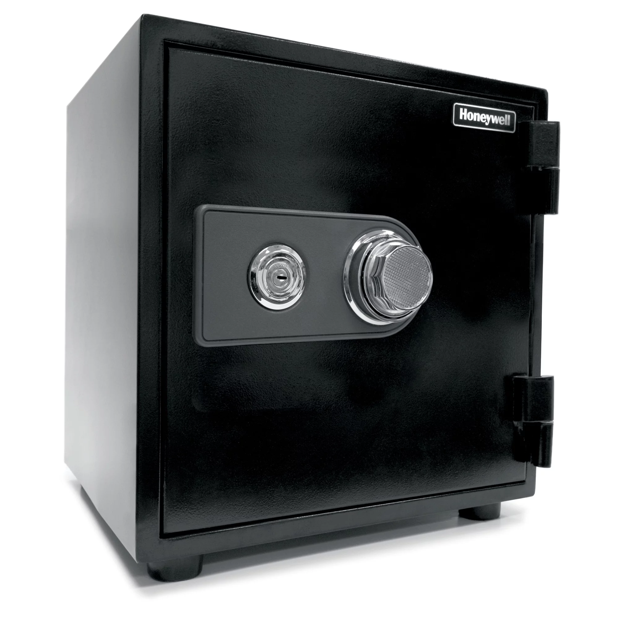 Honeywell 1.23 cf Steel 2 Hour Fireproof Water Resistant Security Safe Dual Dial & Key Lock, 2105