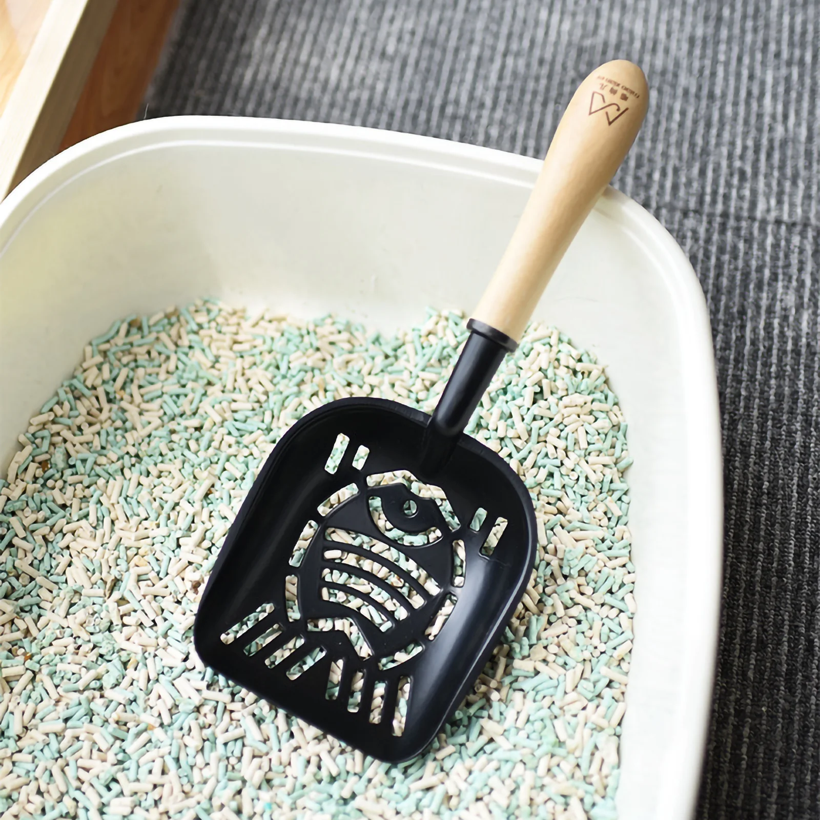 Cat Litter Shovel Sand Supplies Pet Poop Scoop Big Hole Detergent Tool Cleaner Pets