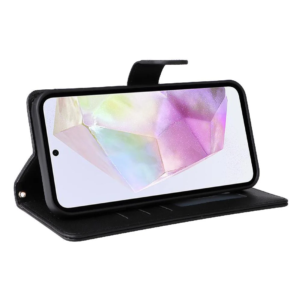 Flip Case for Samsung Galaxy A35 Shockproof Flip Cover Leather Case Wallet Simple Business