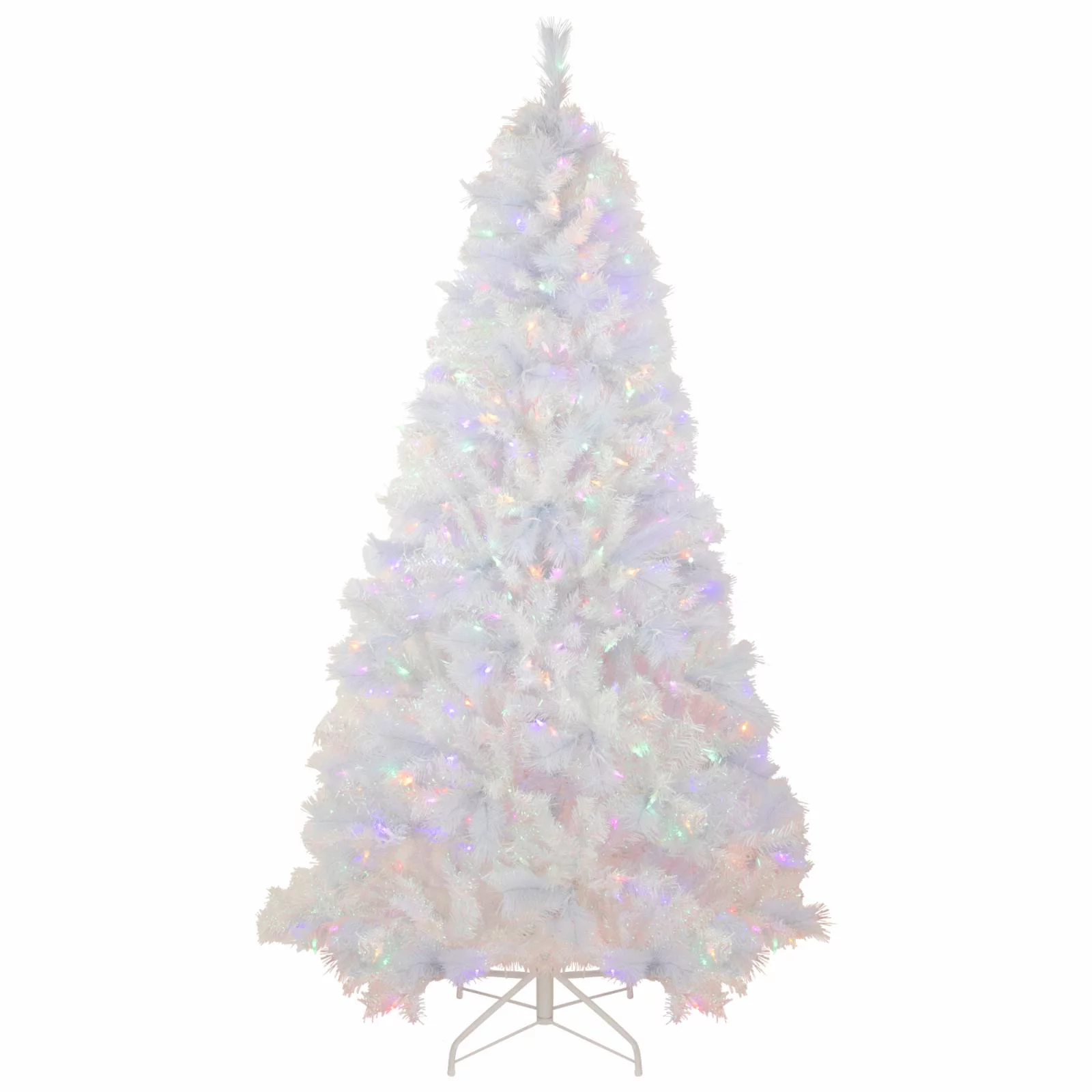 Northlight 7.5ft Artificial White Spruce Pre-Lit Full Christmas Tree