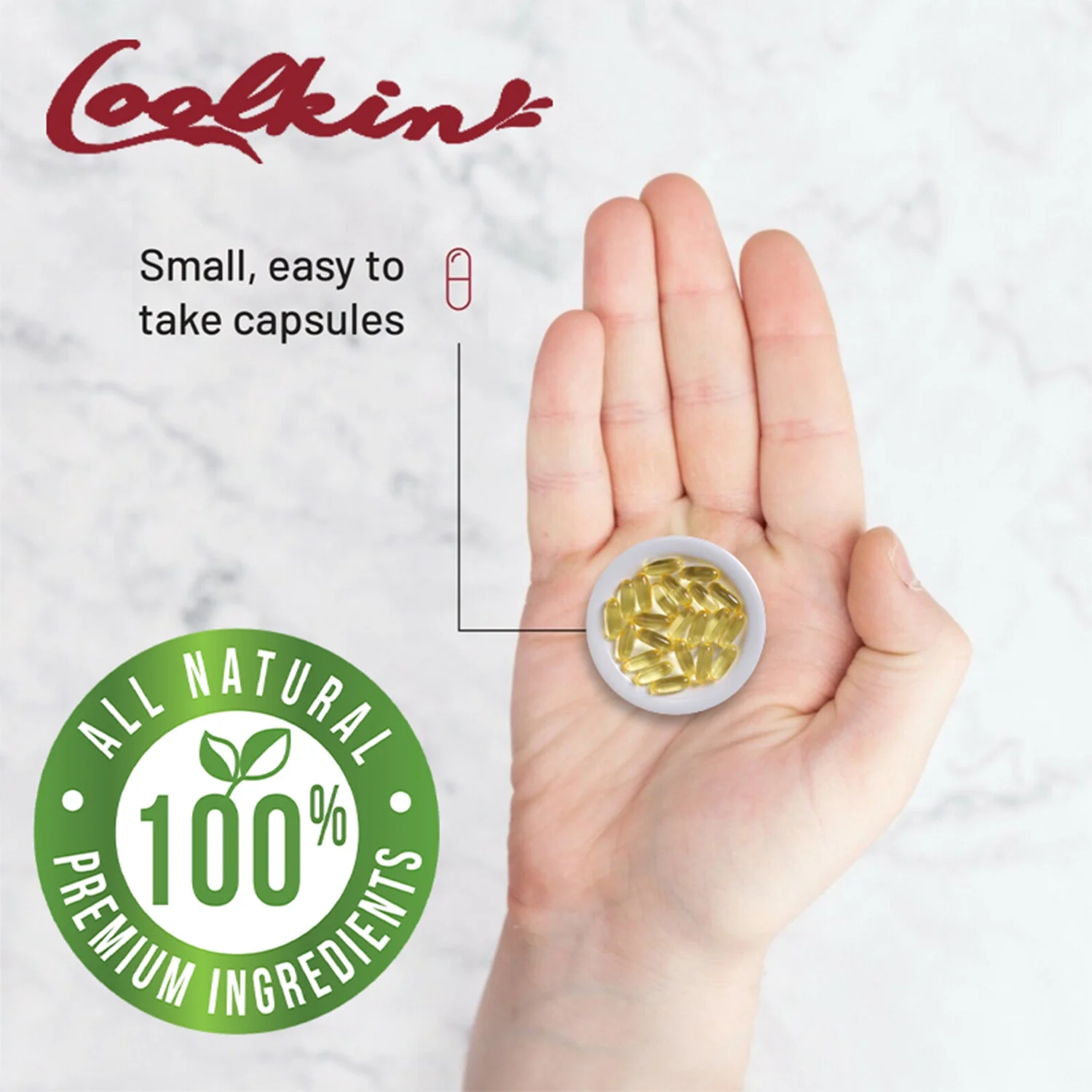 Coolkin Blood Sugar Blend 800mg -with Berberine & Cinnamon - Glucose Balance & Control(30/60/120pcs)