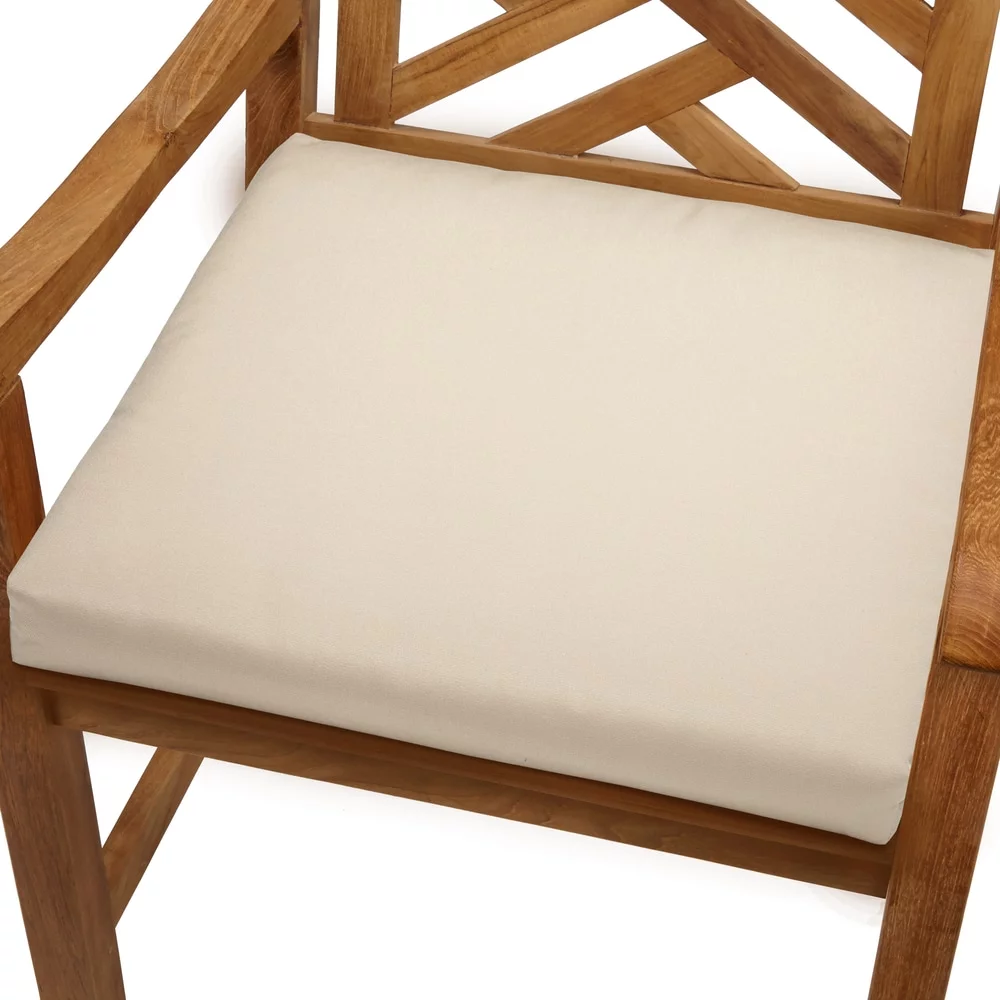 Sorra Home  Bristol 20-inch Indoor/ Outdoor Beige Chair Cushion with Sunbrella Fabric