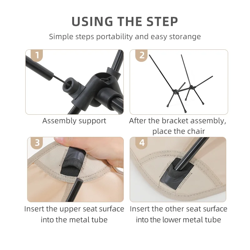 Foldable Camping Chairs Set Lightweight folding Chair Ultralight  Backpacking  Chairs  Garden Picnic Beach Fishing