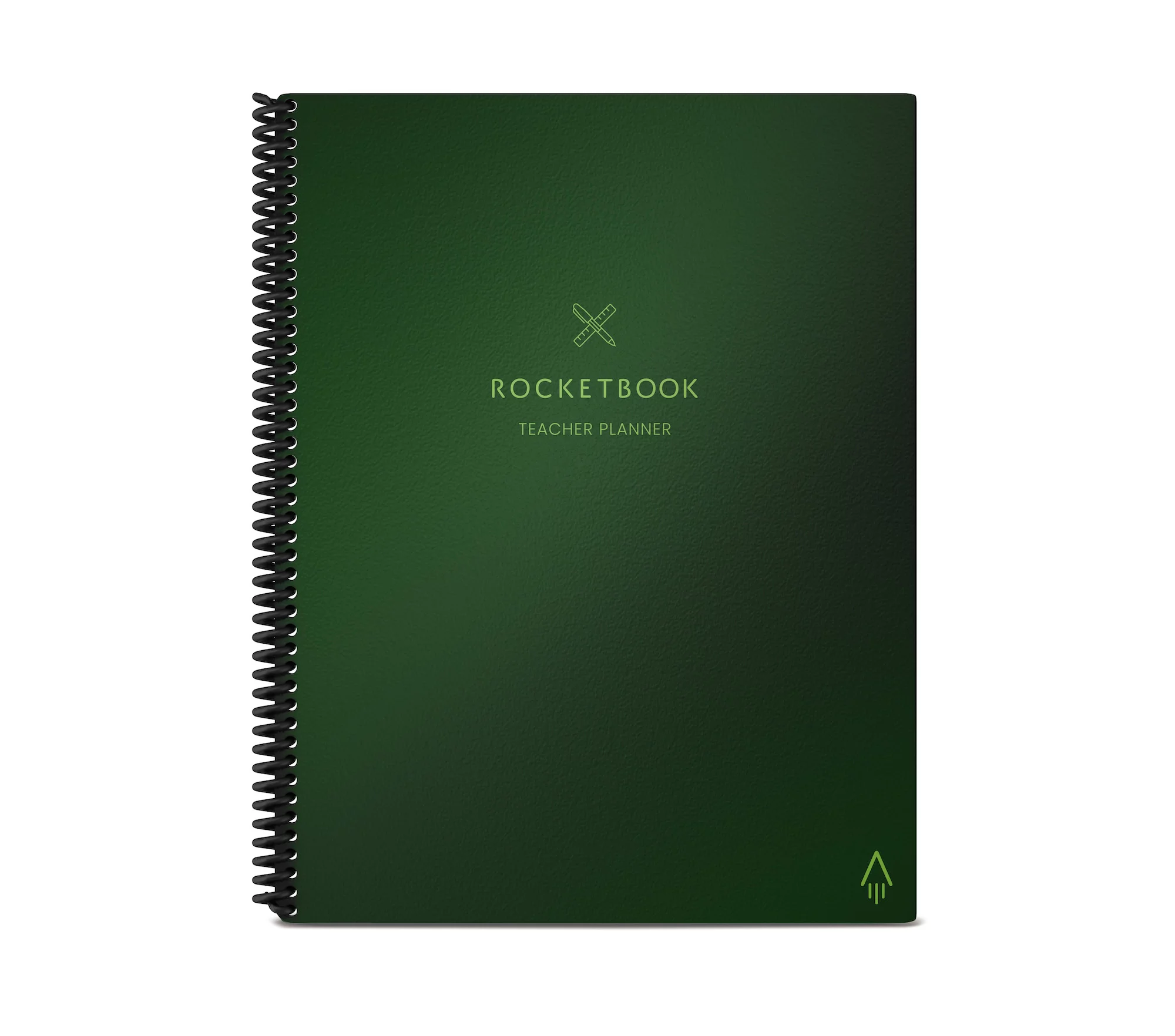 Rocketbook Teacher Planner - Smart Reusable Notebook - Green - Letter Size Eco-Friendly Notebook (8.5