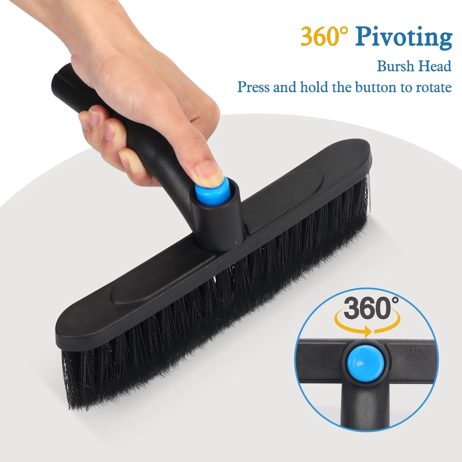 WWW Snow Shovel, 4 in 1 Snow Removal Perfect Sized Snow Shovel Safer Than Metal Snow Shovels,Dune Spoons Beach Diggers(Yellow Black)