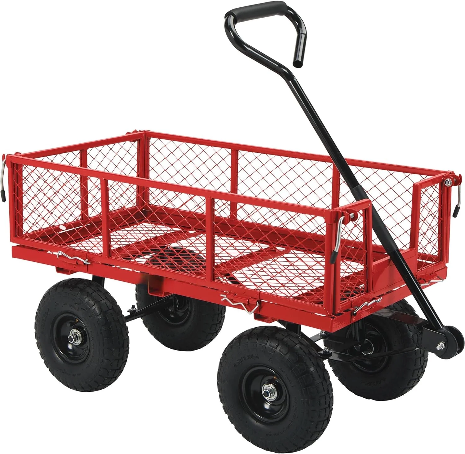 Steel Garden Cart - 400-Lb. Capacity, 38in.L x 18 1/2in.W x 21in.H