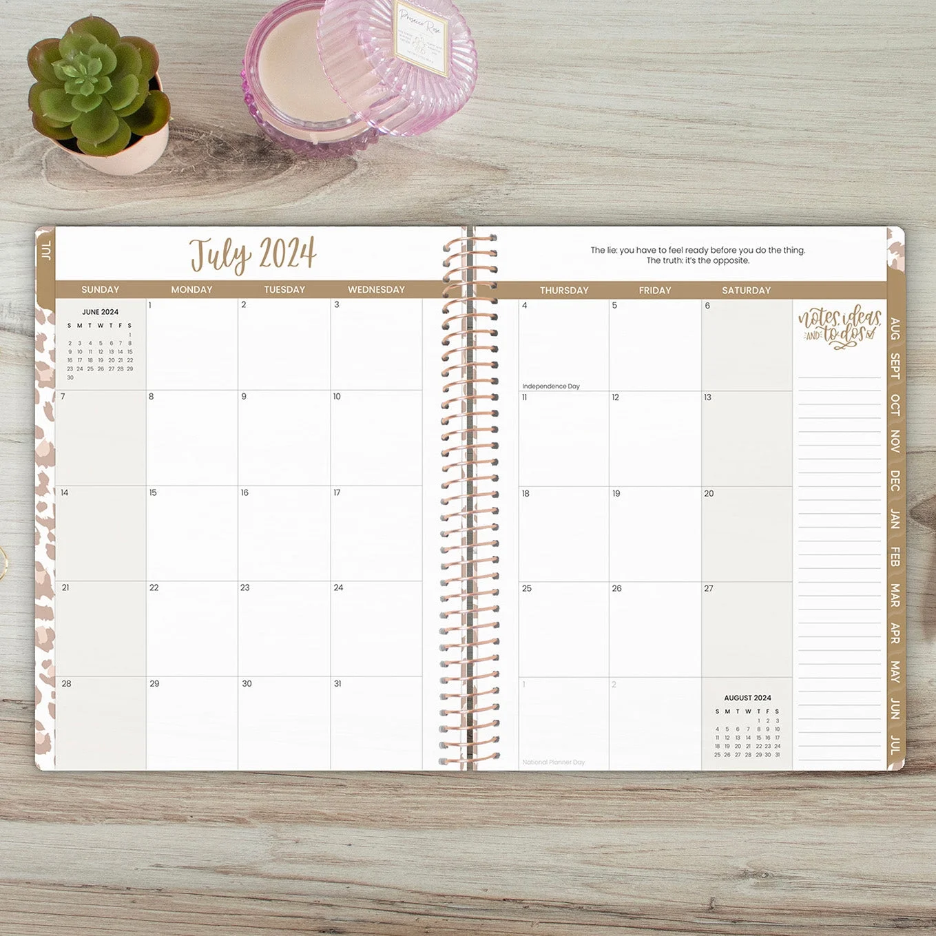 bloom daily planners 2024-25 Soft Cover Planner, 8.5