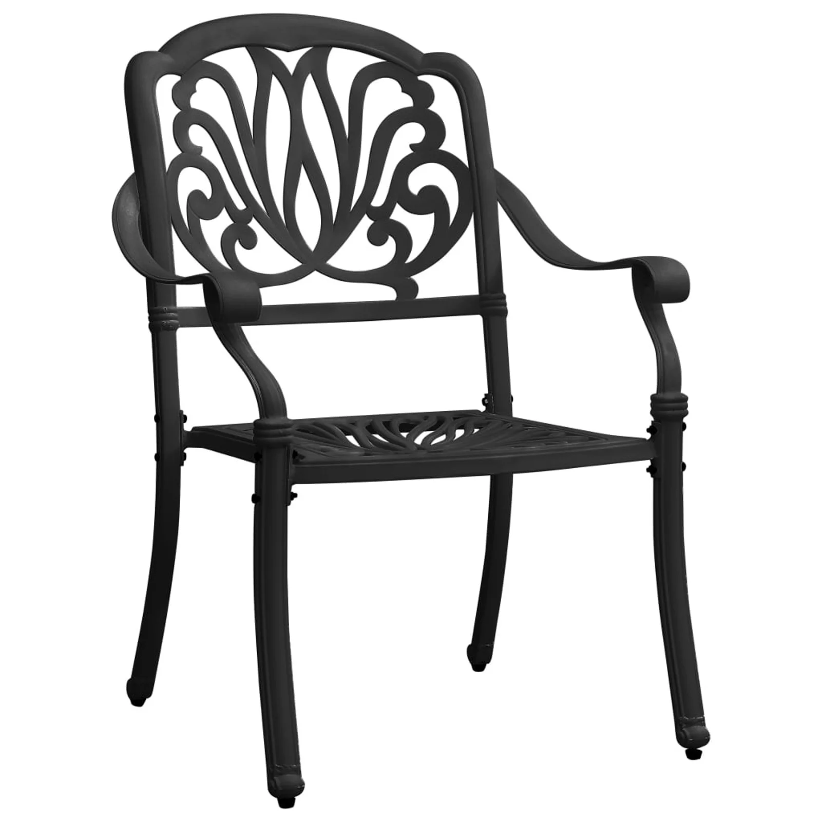ametoys 3 Piece Bistro Set Cast Aluminum Black