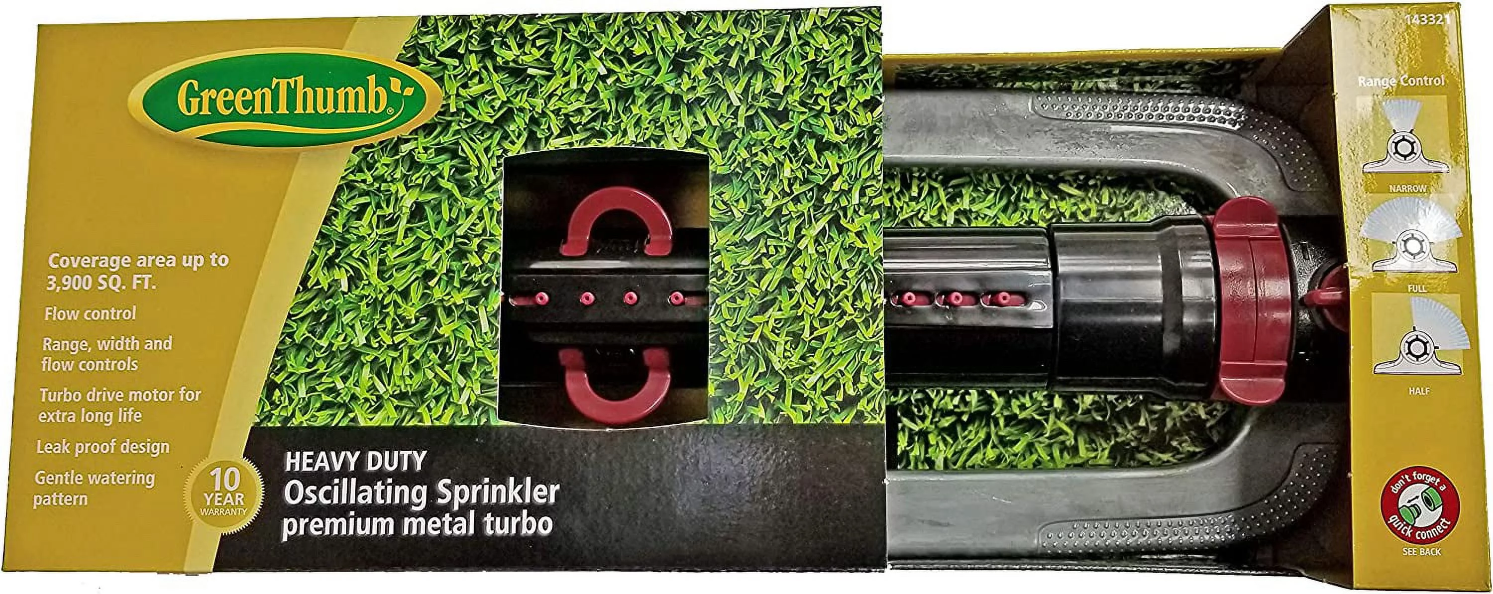 4200MGT Heavy Duty Metal Oscillating Sprinkler