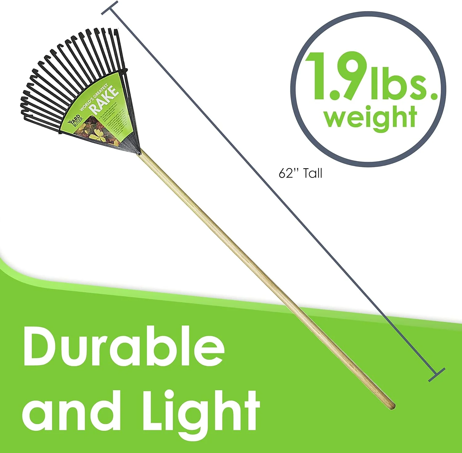 Metal Rake - Small Rake That's Gentle On Plants - Garden Tools For Gardening, Landscaping Tools, Landscape Rake, Tools For Lawn And Garden, Zen Garden Tools