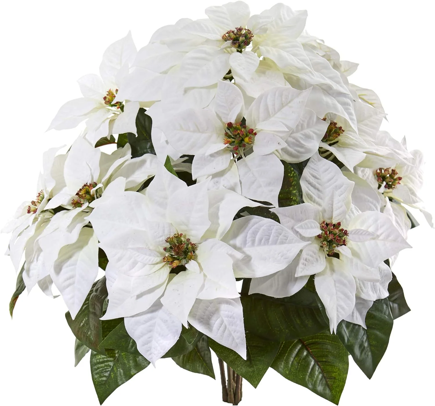 Poinsettia Artificial Plant (Set Of 2)