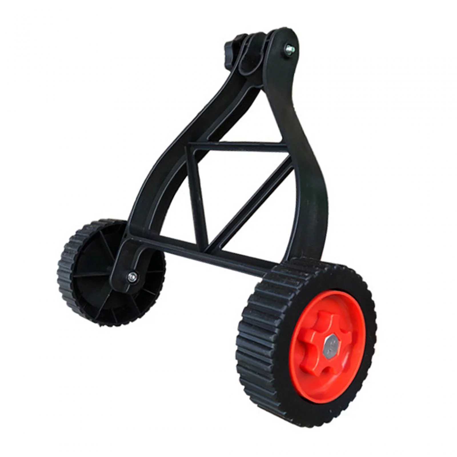 String Trimmer Support Wheels Attachment Suitable for 25-28mm Shafts Mower Support Wheel Black