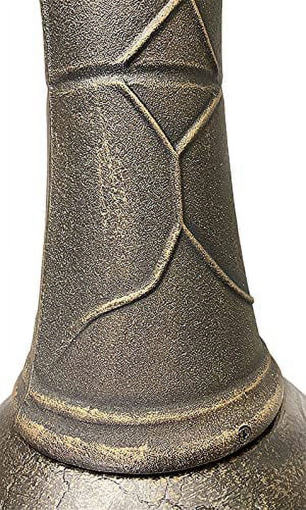 Alta Innova T70 4008132 Kuklos Metal Chimenea, Black